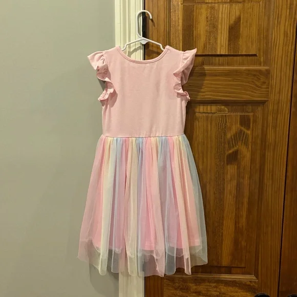 Girls Rainbow Dress - Picture 2 of 5